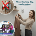 thumbnail image 3 of GorillaLine Max - Retractable Clothesline Indoor Outdoor Clothes Line - Heavy Duty Clothes Drying Laundry Line - Wall Mounted Drying Rack - Air Dry Clothing - Max Tighten with GorillaGrip, 3 of 9