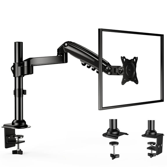 Furninxs Adjustable Height Desk Full-Motion Monitor Mount