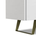 thumbnail image 6 of Simpli Home Lowry 63 inch Wide Solid Wood TV Stand in White For TVs up to 70 inches, 6 of 13