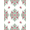 Pink Green, Pattern 11, variant on ODIKA Boho Toss Scallop Border Delicate Ribbon Vintage Pink Coquette Refined Non-Slip Chair-Friendly for Home Office, Gaming Room, Under Desk