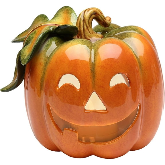 10362 Fine Porcelain Pumpkin Tea , 4-3/8-Inch , Orange