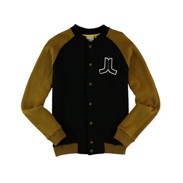 WeSC Mens Balker Varsity Jacket, Negro, XX-Large WeSC Chaqueta de universidad