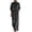 Dark Gray, variant on Women's Plush Velvet 2 Piece Loungewear Outfits Mock Neck Long Sleeve Tops and High Waisted Wide Leg Pants Sets Vintage Casual Tracksuit Dark Gray