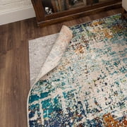 Mohawk Home All-Purpose Non-Slip Dual Surface 1/5-Inch Thick Protective Cushion Rug Pad, Grey, 2 x 8