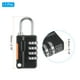 thumbnail image 2 of Candado de combinación de 4 dígitos Uxcell con cable de seguridad 1 juego candado exterior cadena negro 6.5 pies, 2 of 7