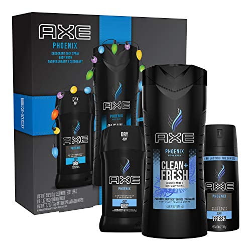 AXE Phoenix Holiday Gift Set With Body Spray, Antiperspirant