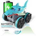 thumbnail image 4 of Amphibious Remote Control Monster Truck for Kids, 1:14 Scale RC Truck Rechargeable 360Â° Rotation 2.4Ghz 4WD Offroad All Terrain RC Shark Car for Kids Aged 3-12, 4 of 6
