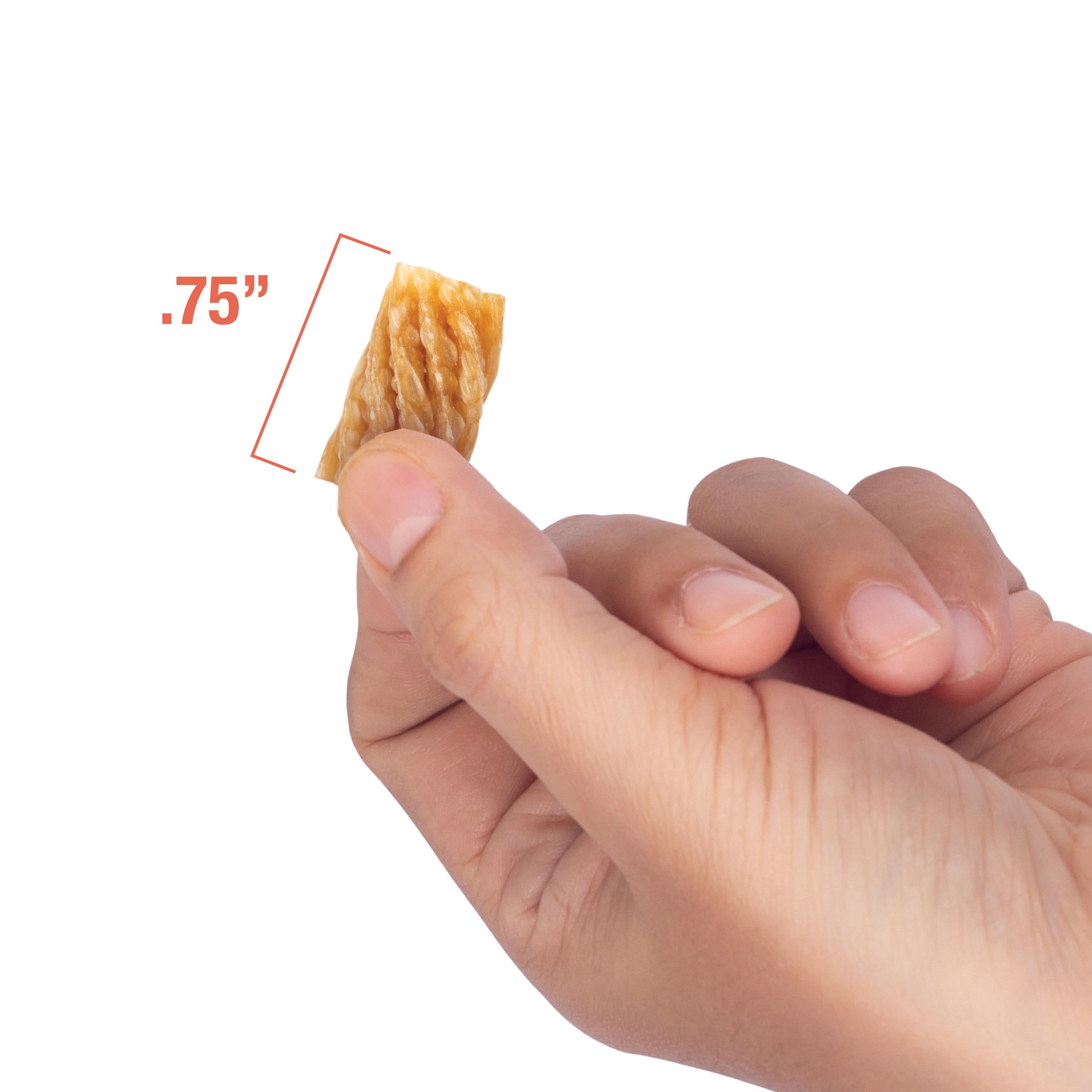 Good ‘n’ Tasty Triple Flavor Mini Churro Style Twists, Gourmet Dog Treats Made with Chicken and Peanut Butter, 100 Count