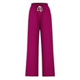 thumbnail image 4 of CaiJunJia Wide Leg Sweatpants Women High Waisted Baggy Sweat Pants Elastic Loose Active Pants with Pockets, 4 of 4