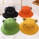 thumbnail image 2 of Sombreros de cubo de rana para niños y adultos para mujer, gorra de pescador lisa de otoño para mujer, sombrero de pesca para playa y senderismo al aire libre, gorras protectoras solares para mujer Gao Jinjia LED, 2 of 2