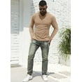 thumbnail image 2 of Iceglad Men's Polo Shirts long Sleeve Casual Slim Fit Shirts, 2 of 9