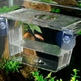 thumbnail image 2 of BToBackYard Aquarium Fish Tank Clear Fish Breeding Isolation Box Aquarium Breeder Fish Tank Double Guppies Hatching Incubator, 2 of 9