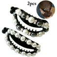 thumbnail image 1 of 2 Pcs Pince à Cheveux pour Femmes avec Strass et Perles, Accessoires pour Cheveux, 1 of 10