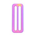 thumbnail image 4 of thinsony Scuba Diving Harness 5cm Weight Belt Keeper Slider Slide Buckle 60x22mm, 4 of 5