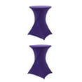 thumbnail image 1 of Maytalsory Easy Wash Stretch High Table Cover Environmentally Friendly And Versatile purple 2Set, 1 of 6
