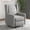Light Grey, variant on MUZZ Swivel Glider Push Back Recliner,Single Adjustable Reclining Chair with Breathable Durable Fabric for Living Room, Guest Room,Home Theater,Den,Office and Bedroom, Light Gray