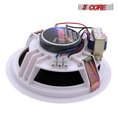 thumbnail image 2 of 5 Core Premium 6.5 Inch Ceiling Speaker Outdoor Speaker Wired Waterproof Ceiling System in Wall/in Ceiling Mounted Indoor Outside Patio Backyard Surround Sound Home Exterior CL 6.5-02, 2 of 8