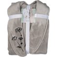 thumbnail image 6 of Loved - One Size Fits Most Gray Royal Plush Robe, 6 of 7