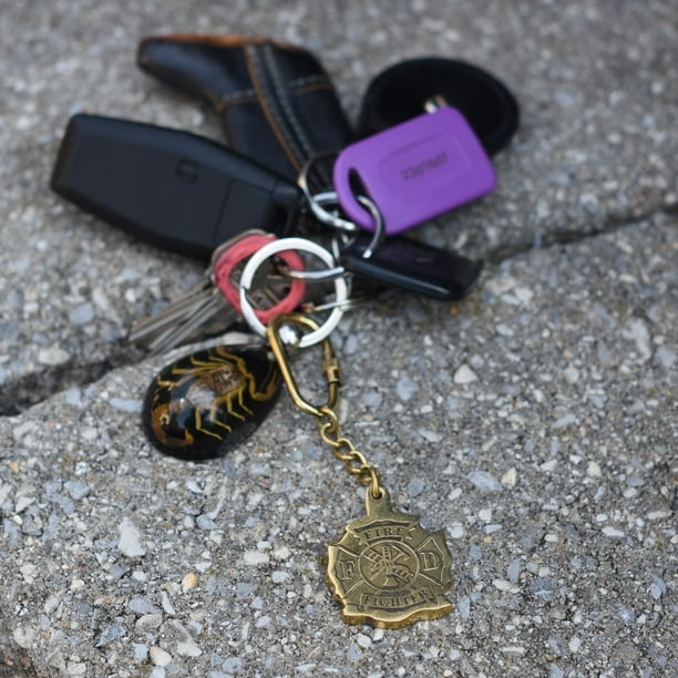Maltese Cross Solid Brass Keychain Firemen Carabiner Key Ring Firefighter Gift Maltese Cross Solid Brass Keychain Firemen Carabiner Key Ring Firefighter Gift