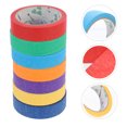 thumbnail image 3 of Shisuyan 7 Rolls Colored Masking Tape Sticky Paper Tape Self-adhesive Tapes for Home, 3 of 8