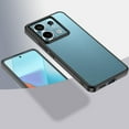 thumbnail image 1 of Pour Xiaomi Redmi Note 13 Pro Armor Étui de Téléphone Rigide en TPU Transparent (Noir Mat), iPhone 14 Pro Max, 1 of 6