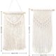 thumbnail image 3 of Macramé para colgar en la pared, atrapasueños de algodón hecho a mano para dormitorio, sala de estar, decoración del hogar (2 piezas 02), 3 of 5