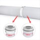 thumbnail image 3 of Accesorios de Aire Acondicionado Móvil, Conector de Manguera de Escape, Adaptador Extensor de Tubo de Ventilación, Conector Reductor de Tubo, 3 of 6