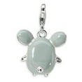 thumbnail image 3 of Sterling Silver Amore La Vita Rhodium-Pl 3-D Enameled Grey Mouse Charm (36 X 18) Made In China qcc182, 3 of 3