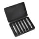 thumbnail image 1 of Juego De Extractores De Tornillos Dañados, Removedor De Tornillos Pelados Rotos Portátil Con 6 Brocas De Extracción Para Quitar Pernos Redondos Pintados Oxidados, 1 of 7