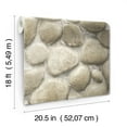 thumbnail image 4 of Yellowstone Root Rocks Beige Peel & Stick Wallpaper, 4 of 6