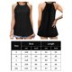 thumbnail image 2 of Camiseta Sin Mangas Para Mujer Chaleco casual camiseta plisada elegante mujer tanques Top cuello redondo Streetwear (negro L) Cgtredaw para Mujer Negro T M, 2 of 6