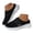 Black, variant on Womens Mesh Walking Shoes Breathable Lightweight Slip on Walking Slippers Memory Foam Slide Sneaker for Outdoor White Size 8.5