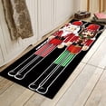 thumbnail image 2 of Christmas Rug Door Mat Runner Flannel Carpet for Entrance/Living Room/Bedroom/Bathroom Washable Non Slip Welcome Entrance Rug, 2 of 8