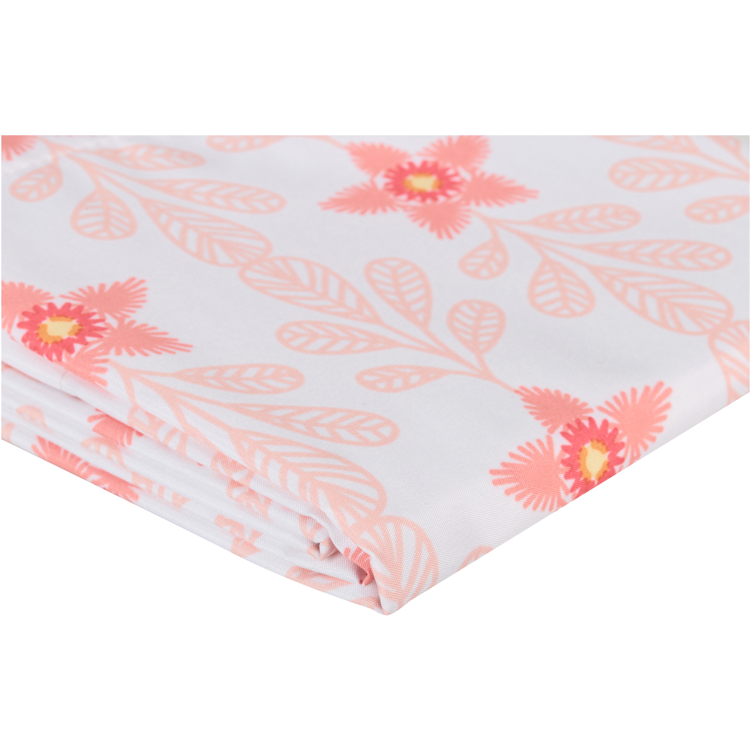 Mainstays Kids Room Darkening Boho Pink Floral Single Grommet Curtain Panel