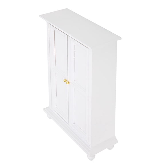 Armario para casa de muñecas, armario para casa de muñecas en miniatura, accesorio para casa de muñecas, confiable y duradero