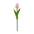 thumbnail image 2 of Artificial Tulip Bouquet - Light Pink Faux Flower,Decorative Centerpiece for Living Room, Dining Table, Wedding & Photography,1pc, 2 of 8