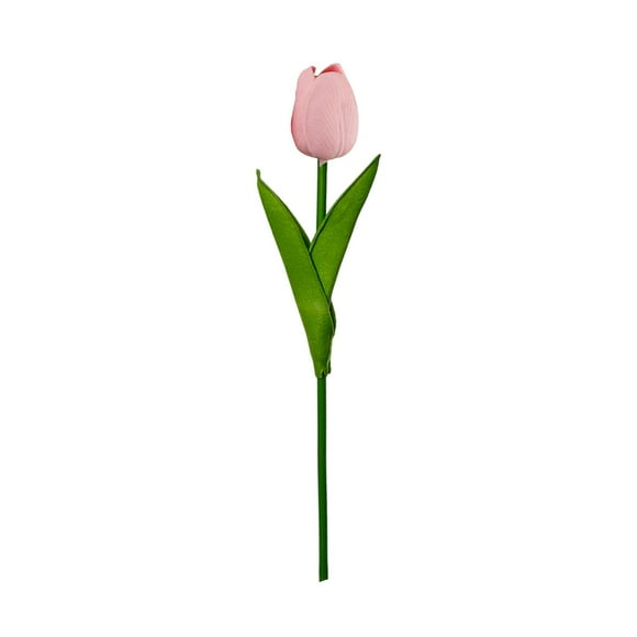 1 Pcs Fake Tulips Artificial Flowers,13.4 Inch Faux Tulips Flowers With Stems,Realistic Silk Flower For Home Kitchen Decor,Wedding Party Decor,Table Centerpieces,Valentine'S Day Gifts,(A,13.4 in)