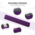 thumbnail image 4 of CoSoTower 7ft Folding Balance Beam, Gymnastics Beam with Wood Core, Purple, 4 of 7
