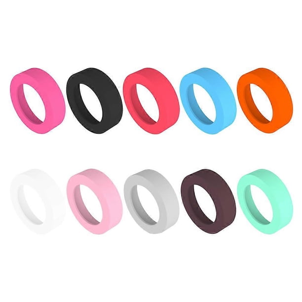 10pcs Silicone Round Coasters Vacuum Cup Bottom Sleeve Water Bottles Bottom Rings Protective Cover (Mixed Colors, Small)
