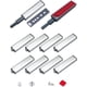 thumbnail image 1 of (Metal, paquete de 10) Pestillos de empuje magnéticos para gabinetes Jiayi Push to Open Gabinete Hardware Push Touch Pestillo Cocina Puerta Push Release Pestillo, 1 of 5