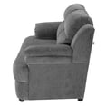 thumbnail image 4 of Sala 3-2 Kendra 2 Piezas ( Sofá, Love Seat ) Gris Carbón para Sala, 4 of 12