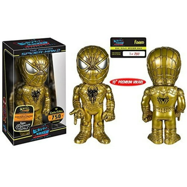 5146 Hikari Hikari Marvel 24k Gold Spider Man Vinyl Figure 1 1750 By Funko Walmart Com Walmart Com