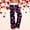 Gold, variant on Pavied Wide Leg Pants Lounge Pants Slacks Valentine's Day Printed Love Print Drawstring Waist Wide Leg Slacks Home Trousers Sweatpants Women Women'S Pants Purple 2XL