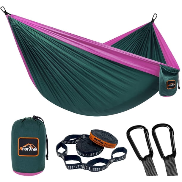 Hamaca de Camping AnorTrek Súper Ligera y Portátil de Nylon