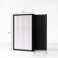 thumbnail image 5 of Nispira Replacement HEPA Carbon Filter Set Compatible with Panasonic Air Purifier Models F-ZXHP55Z, F-ZXHD55Z, F-PXH55A, F-VXH50A, F-PXM55A, F-PXH55C, True HEPA + Activated Carbon, 1 Set, 5 of 11