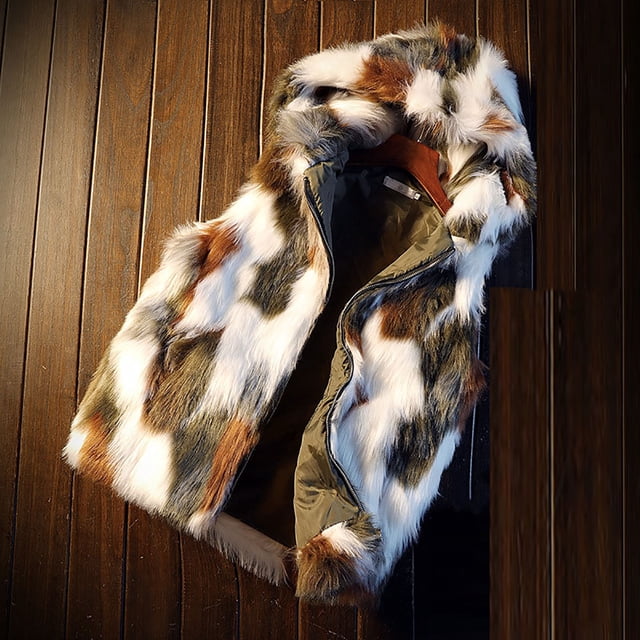 Puntoco Chaqueta Informal Con Capucha, Bolsillo Y Cremallera, Sin Mangas, Cálida Y Sólida, A La Moda Para Hombre