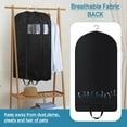 thumbnail image 3 of URSOFINE 60" Garment Bag for Travel, Gusseted Suit Bags for Men Women with Handle Garment Bags for Hanging Clothes Storage Suit Cover for Coats, Jackets, Shirts, 3 of 8