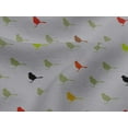 thumbnail image 4 of oneOone Viscose Jersey Fabric Artistic Bird Print Fabric BTY 60 Inch Wide, 4 of 4