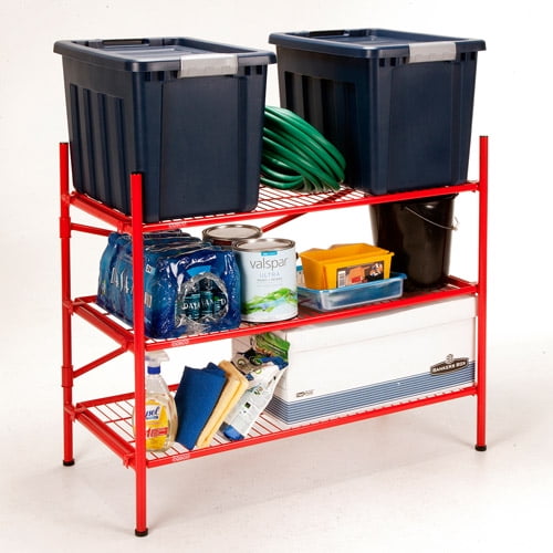 Cosco Stackable 3Shelf Folding Instant Storage Unit