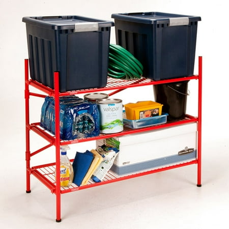 Cosco Stackable 3 Shelf Folding Instant Storage Unit Cosco Stackable 3 Shelf Folding Instant Storage Unit